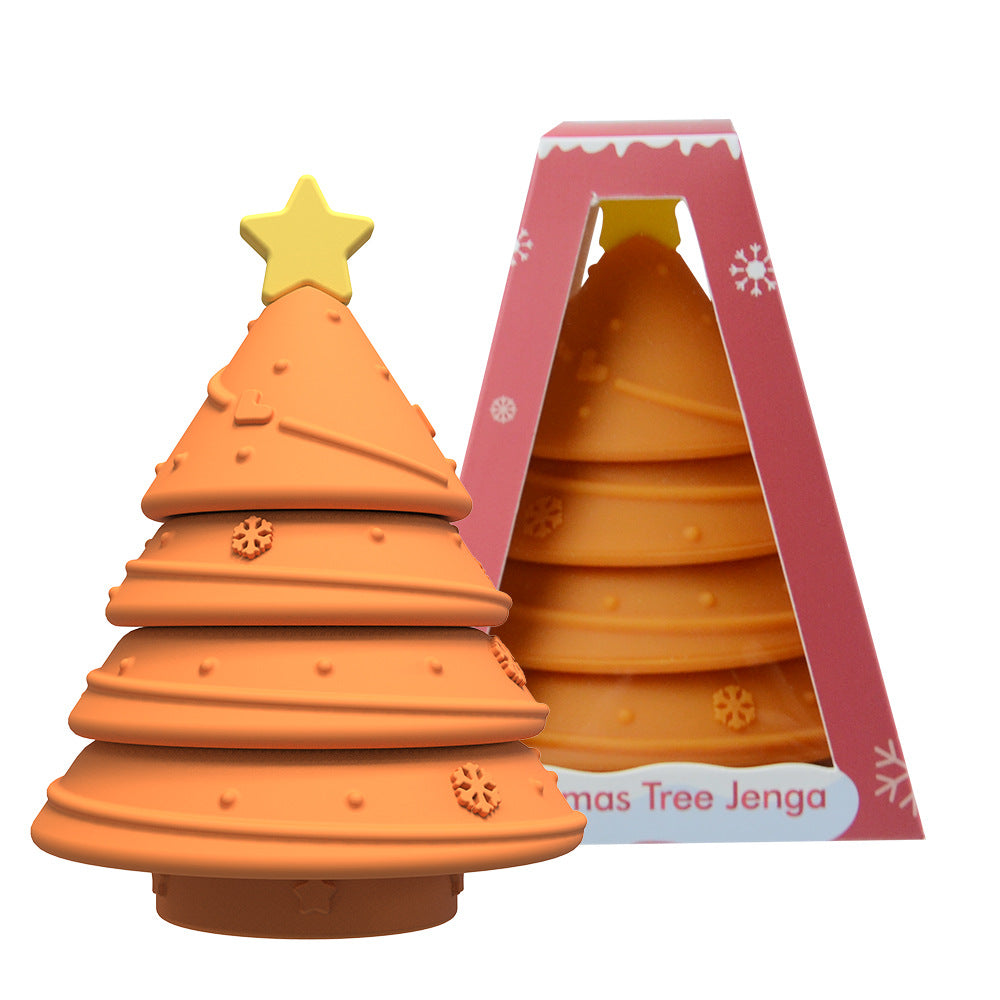 Christmas Tree Stacker, Baby Early Educational Stacking Toys, Food