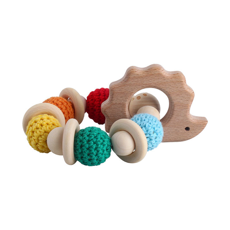 Beech wood Animal Teether Ring