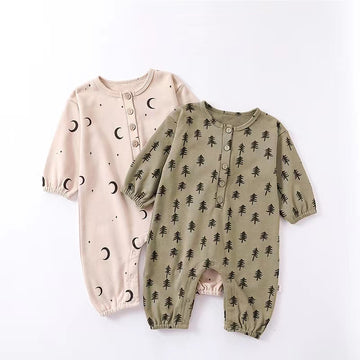 Baby Boy/Girl Cotton Long-sleeve Jumpsuit