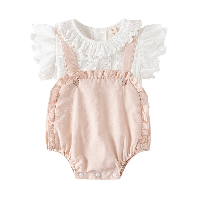 2Pcs Girl Summer Romper Set