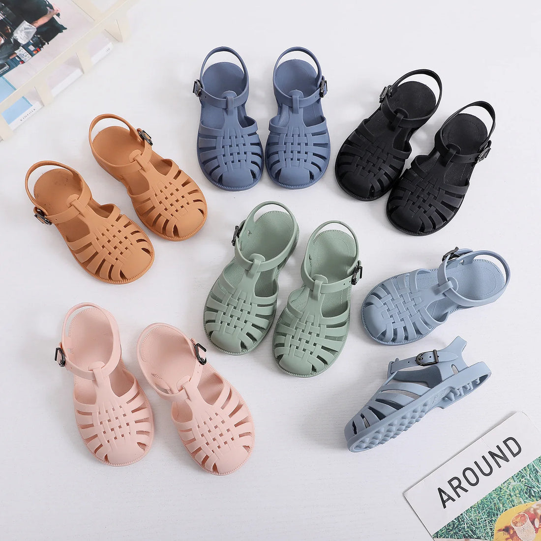 Silicone Baby Jelly Shoes Sandals Toddler Beach Shoes