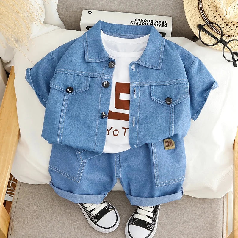 3Pcs Baby Cotton Letter Casual Outfits