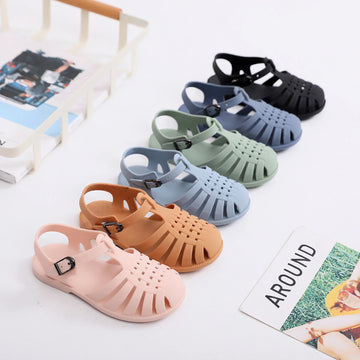 Silicone Baby Jelly Shoes Sandals Toddler Beach Shoes