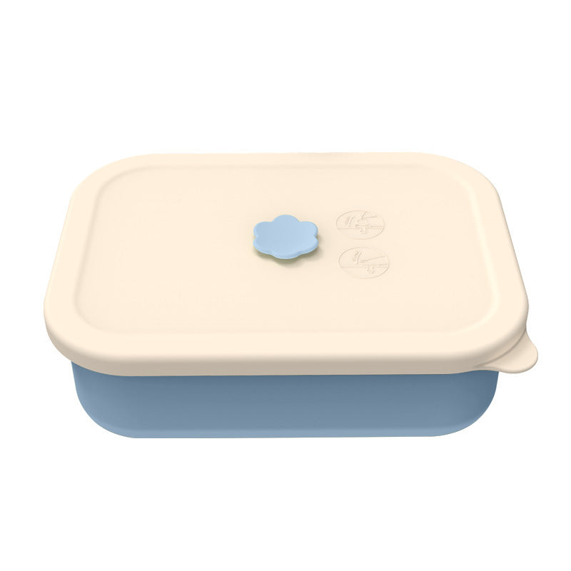 Silicone Fresh Compartment Lunch Box With Big Capacity