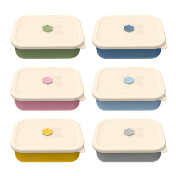 Silicone Fresh Compartment Lunch Box With Big Capacity