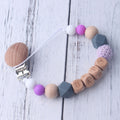 Silicone Beads Baby Dummy Chain - siliconebabyessential.com