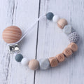 Silicone Beads Baby Dummy Chain - siliconebabyessential.com