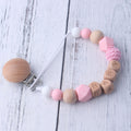 Silicone Beads Baby Dummy Chain - siliconebabyessential.com