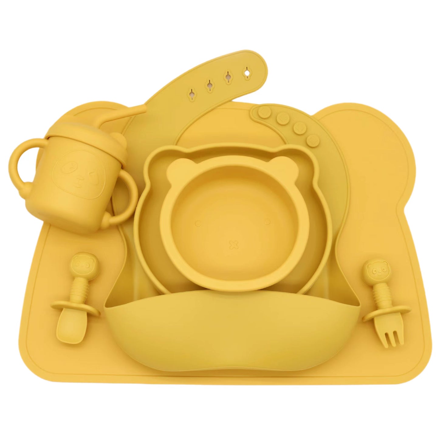 Silicone Bear Feeding Set