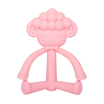 Silicone Sheep Teether baby soother toy - siliconebabyessential.com