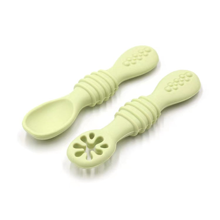 Silicone Spoon Set - siliconebabyessential.com