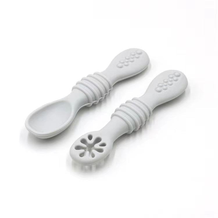 Silicone Spoon Set - siliconebabyessential.com