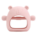 Silicone Bear Teether Glove baby soother toy - siliconebabyessential.com