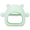 Silicone Bear Teether Glove baby soother toy - siliconebabyessential.com