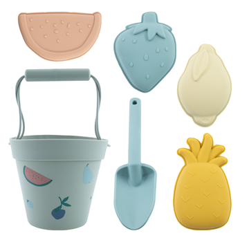 Food grade silicone beach bucket toy sets - siliconebabyessential.com