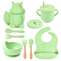 Food grade silicone squirrel suction feeding set - siliconebabyessential.com