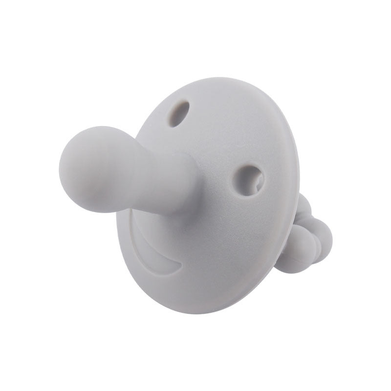 Smile silicone pacifier baby soother toy - siliconebabyessential.com