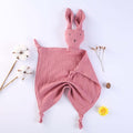 Baby Cotton Bunny Soother Towel - siliconebabyessential.com