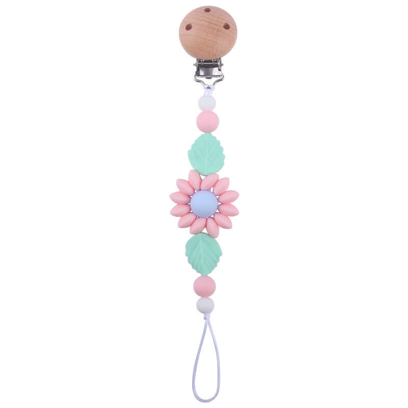 Flower Dummy Chain - siliconebabyessential.com