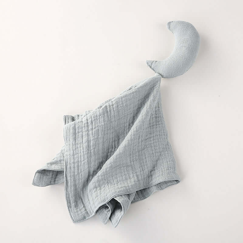 Baby Star/Moon Soother Towel - siliconebabyessential.com