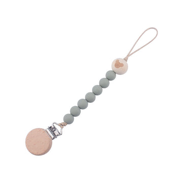 Silicone Beads Dummy Chain Teether toy - siliconebabyessential.com