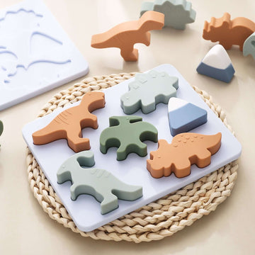 Dinosaur Silicone Grab Board Puzzle