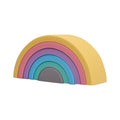 Silicone Rainbow Stacker 6 layer - siliconebabyessential.com