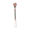 Wooden Bead Dummy Chain baby soother toy - siliconebabyessential.com