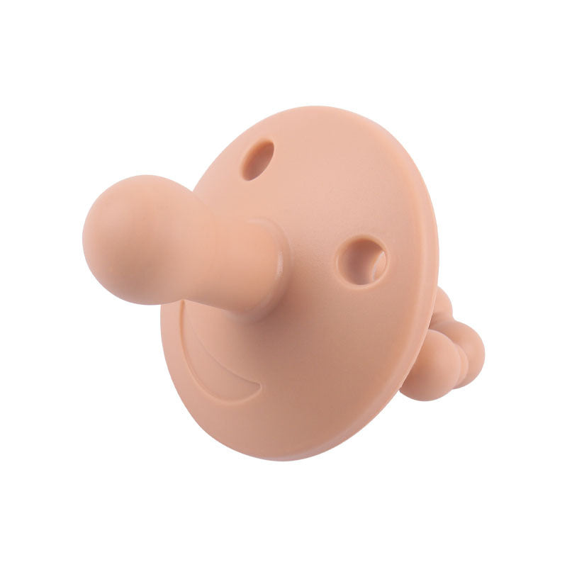 Smile silicone pacifier baby soother toy - siliconebabyessential.com