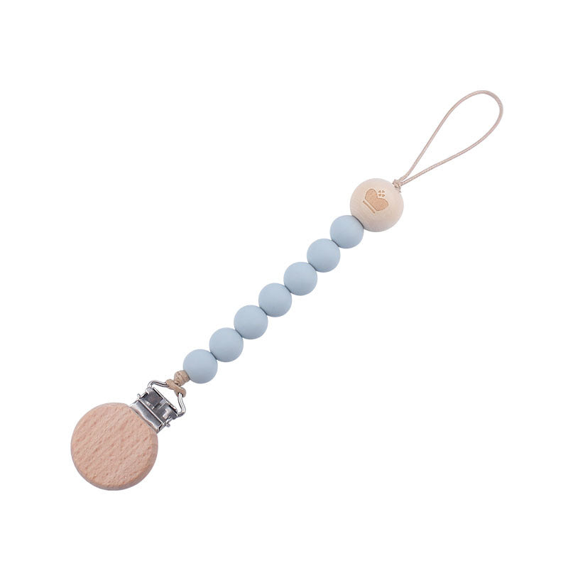 Silicone Beads Dummy Chain Teether toy - siliconebabyessential.com