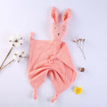 Baby Cotton Bunny Soother Towel - siliconebabyessential.com