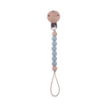 Wooden Bead Dummy Chain baby soother toy - siliconebabyessential.com