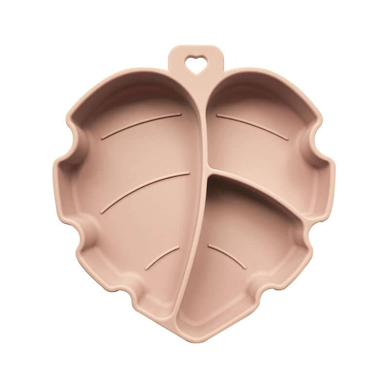 Food grade Silicone Leaf baby Suction Plate - siliconebabyessential.com