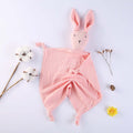 Baby Cotton Bunny Soother Towel - siliconebabyessential.com