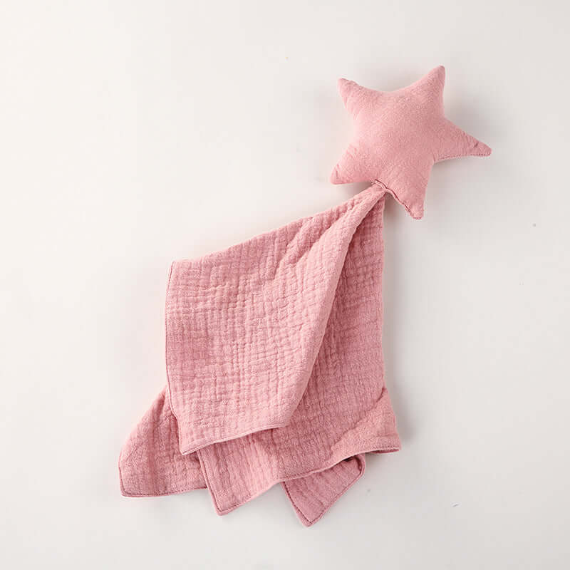 Baby Star/Moon Soother Towel - siliconebabyessential.com