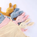 Baby Cotton Bunny Soother Towel - siliconebabyessential.com