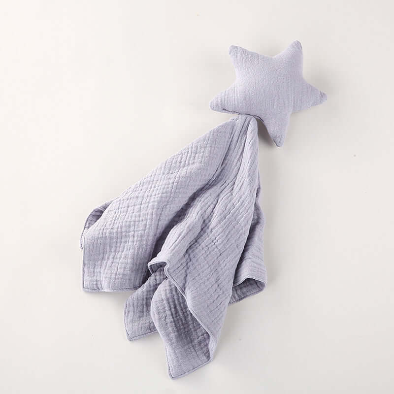 Baby Star/Moon Soother Towel - siliconebabyessential.com