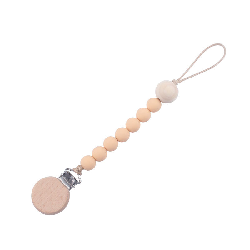 Silicone Beads Dummy Chain Teether toy - siliconebabyessential.com