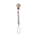 Wooden Bead Dummy Chain baby soother toy - siliconebabyessential.com