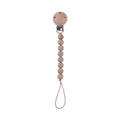 Wooden Bead Dummy Chain baby soother toy - siliconebabyessential.com