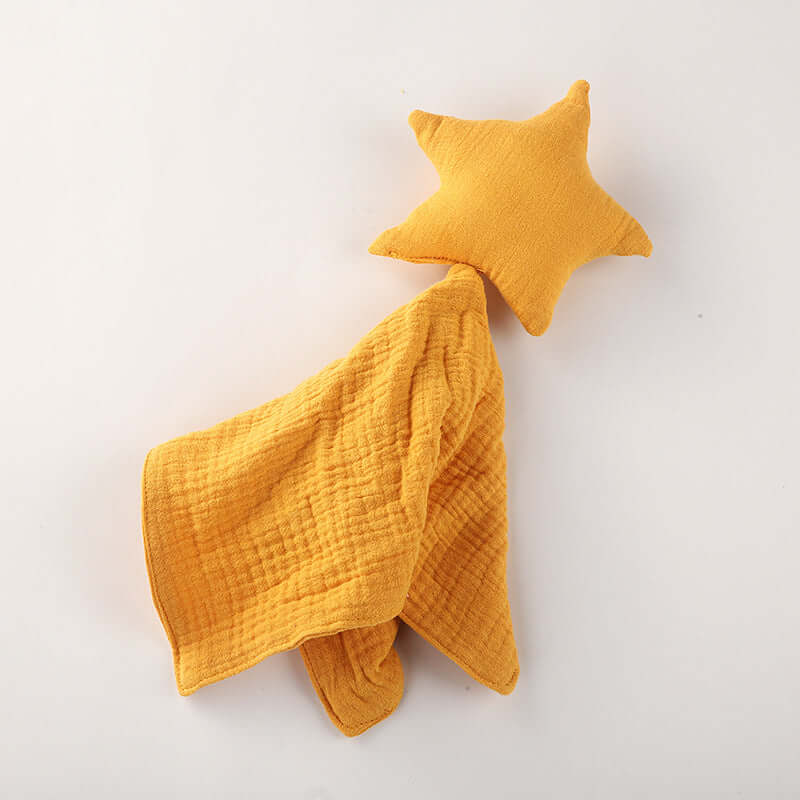 Baby Star/Moon Soother Towel - siliconebabyessential.com