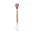 Wooden Bead Dummy Chain baby soother toy - siliconebabyessential.com