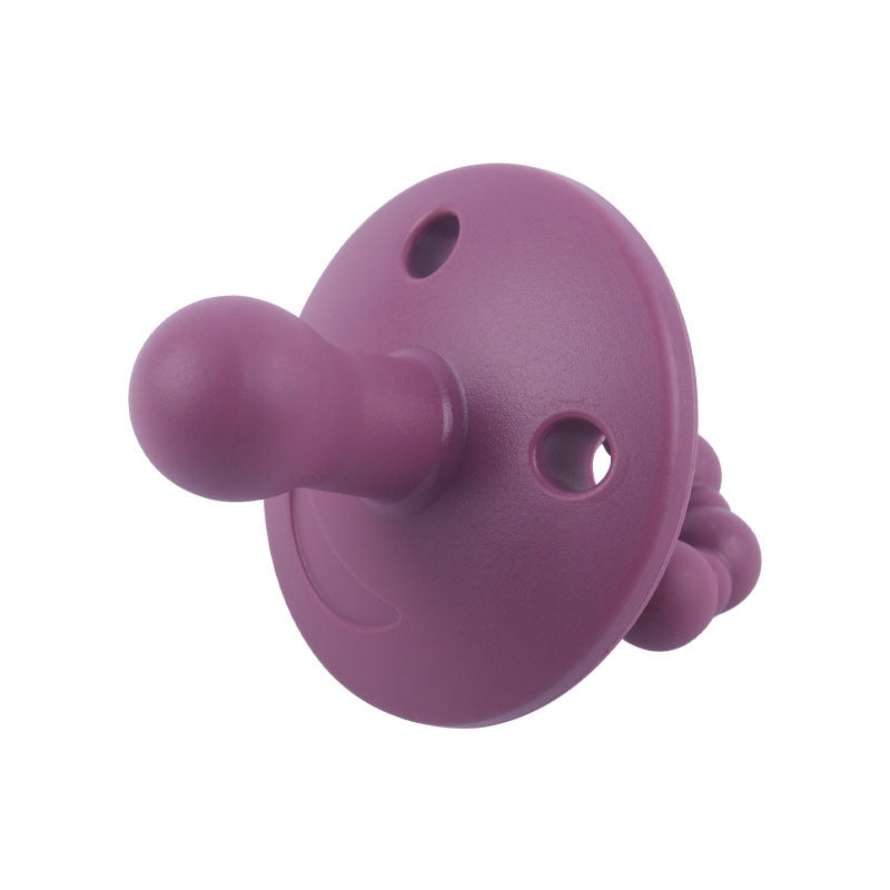 Smile silicone pacifier baby soother toy - siliconebabyessential.com