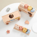 Wooden Pairing Intelligence Car Toy Set - siliconebabyessential.com