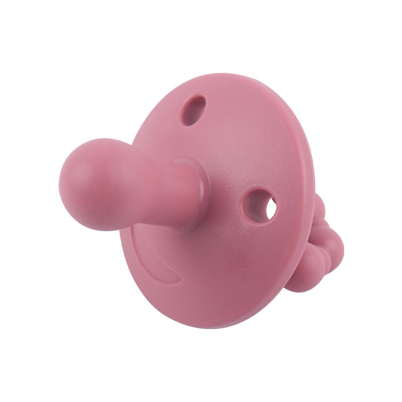 Smile silicone pacifier baby soother toy - siliconebabyessential.com