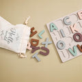 Food Grade Silicone 26 alphabet puzzle set - siliconebabyessential.com