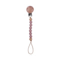 Wooden Bead Dummy Chain baby soother toy - siliconebabyessential.com