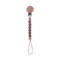 Wooden Bead Dummy Chain baby soother toy - siliconebabyessential.com