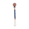 Wooden Bead Dummy Chain baby soother toy - siliconebabyessential.com